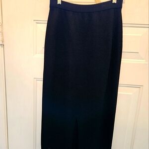 St. John Basics Long Knit Skirt